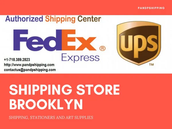 Shipping Store Brooklyn
