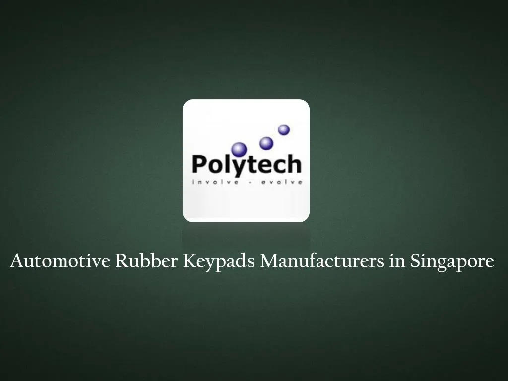 automotive rubber keypads manufacturers