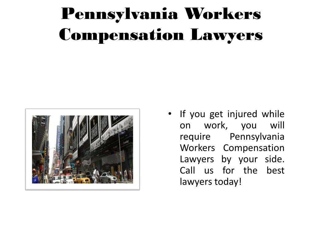 pennsylvania workers compensation lawyers