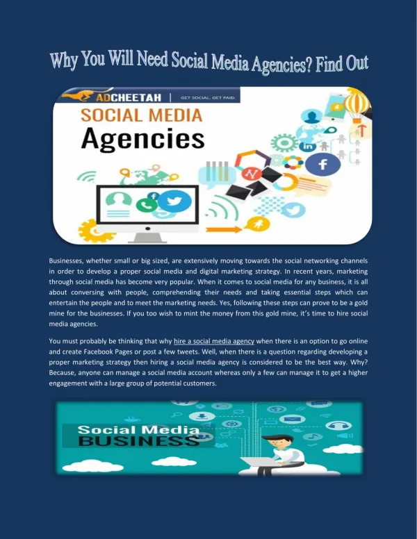 Social media agencies