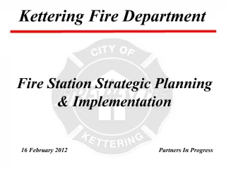 Fire Station Strategic Planning Implementation - slide 1