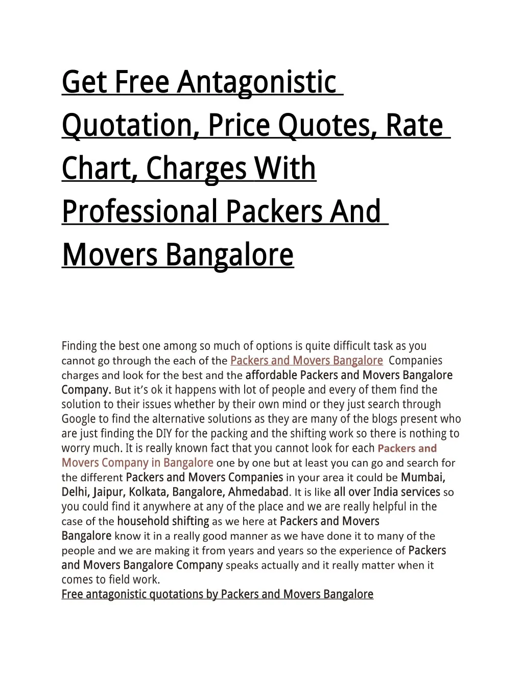get free antagonistic quotation price quotes rate