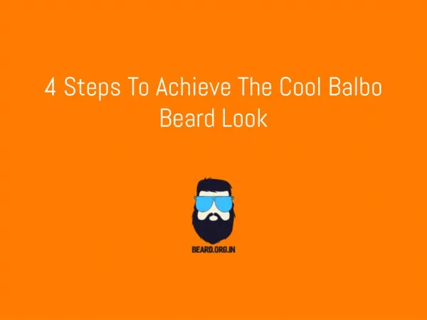 Balbo Beard-4 DIfferent Types Of The Cool Balbo Beard.