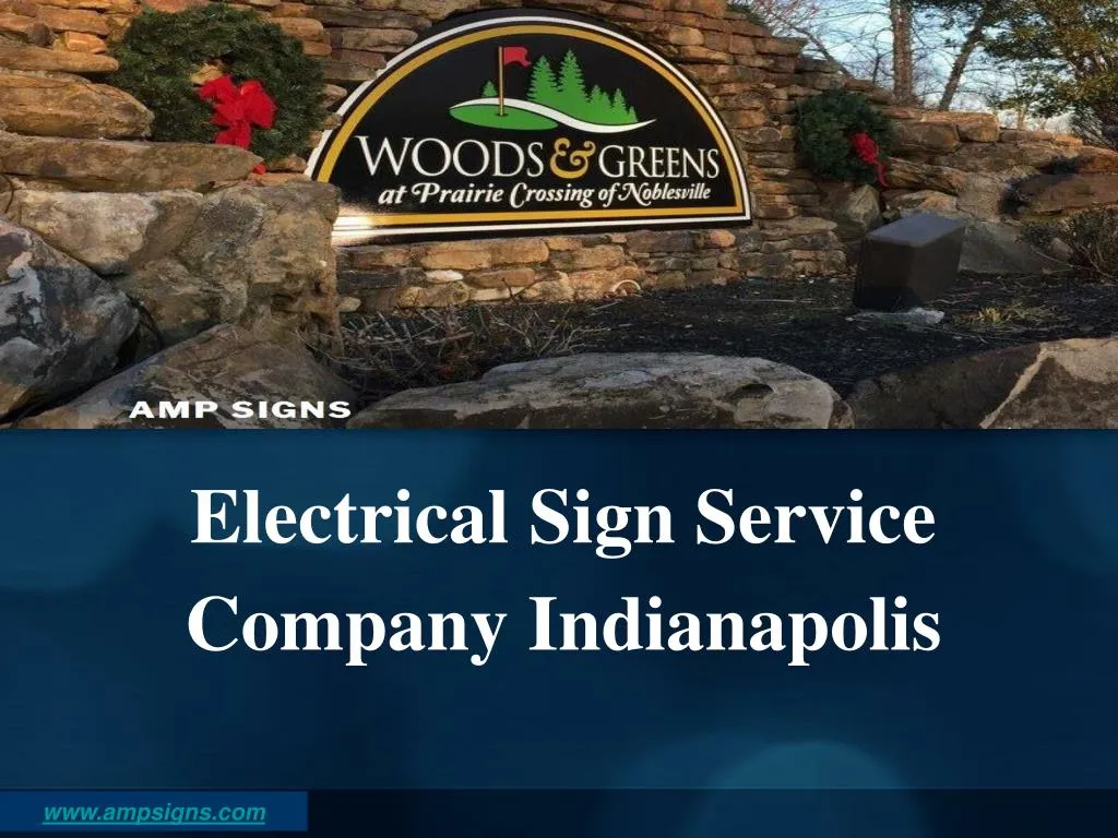 electrical sign service company indianapolis