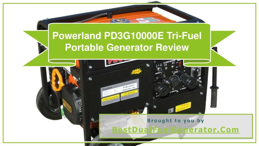 powerland pd3g10000e tri fuel portable generator