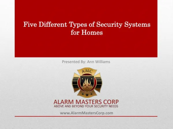 5 Types of Security Systems for Homeowners' Better Decision Making