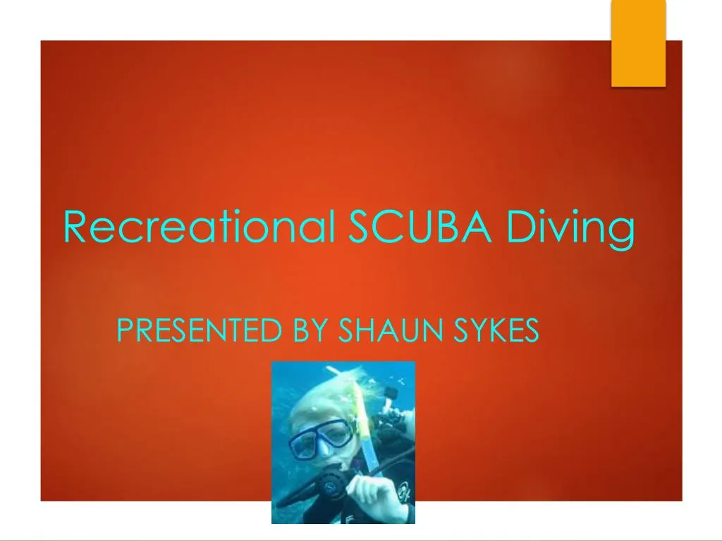 recreational scuba diving