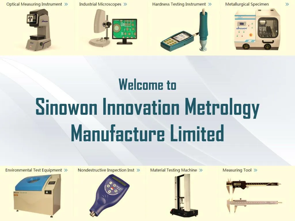 welcome to sinowon innovation metrology