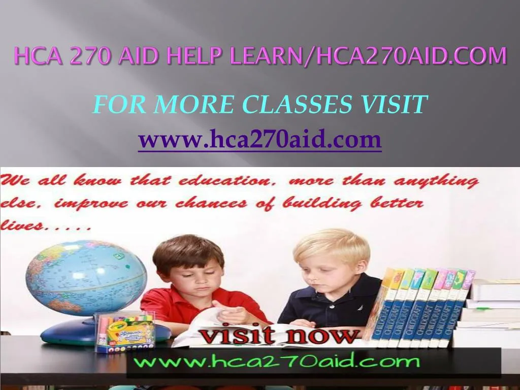 hca 270 aid help learn hca270aid com