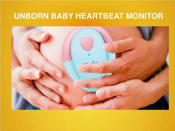 Bjingles Unborn Baby Heartbeat Monitor Device