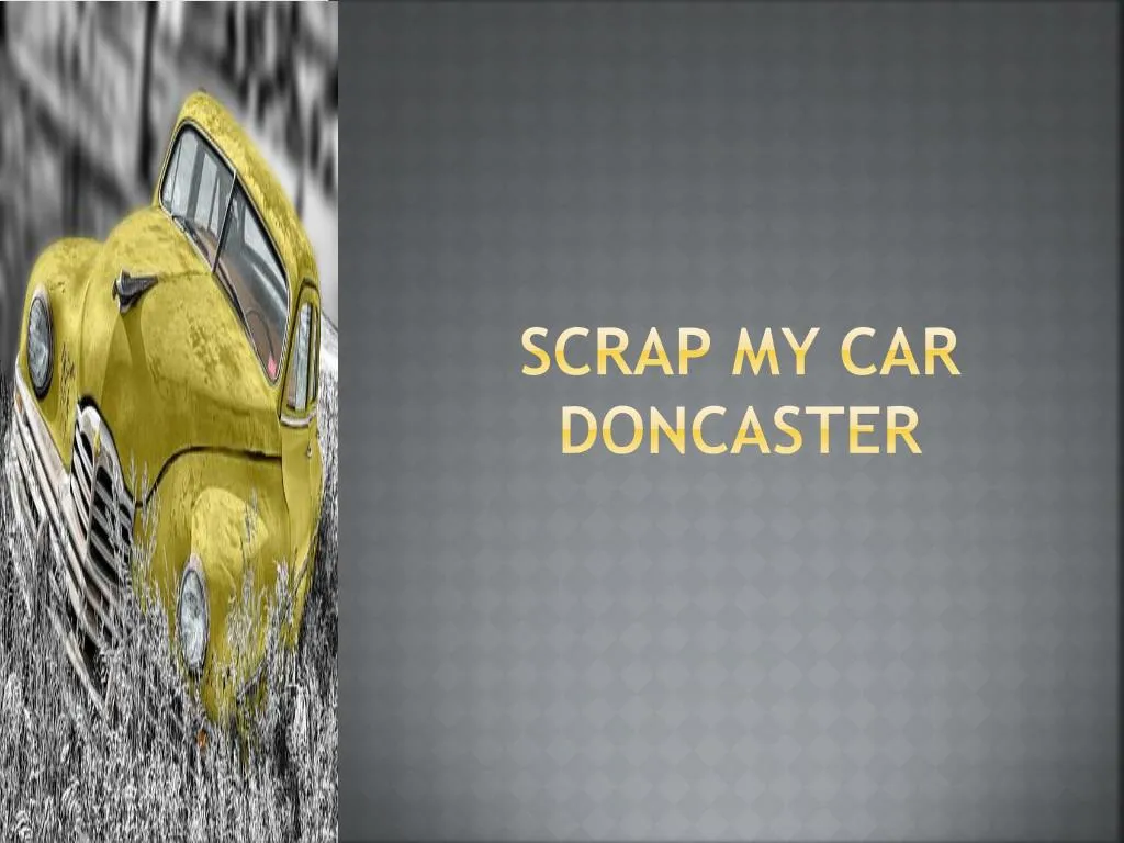 scrap my car doncaster