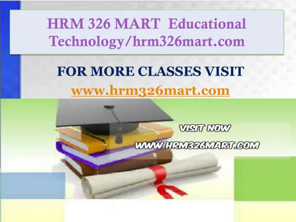 HRM 326 MART Educational Technology/hrm326mart.com