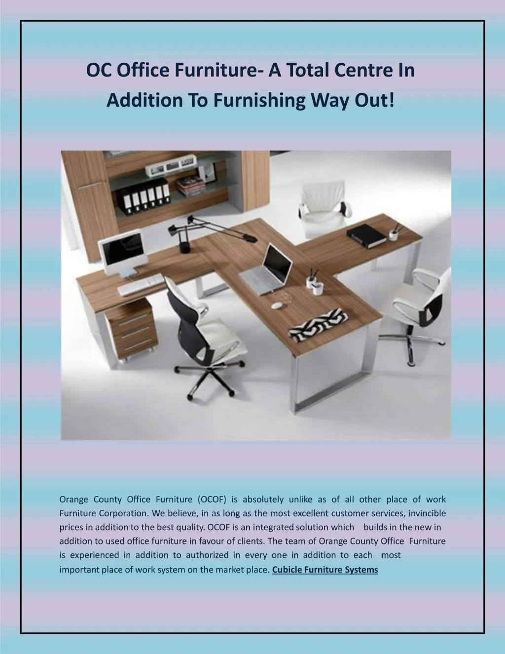 oc office furniture a total centre in addition