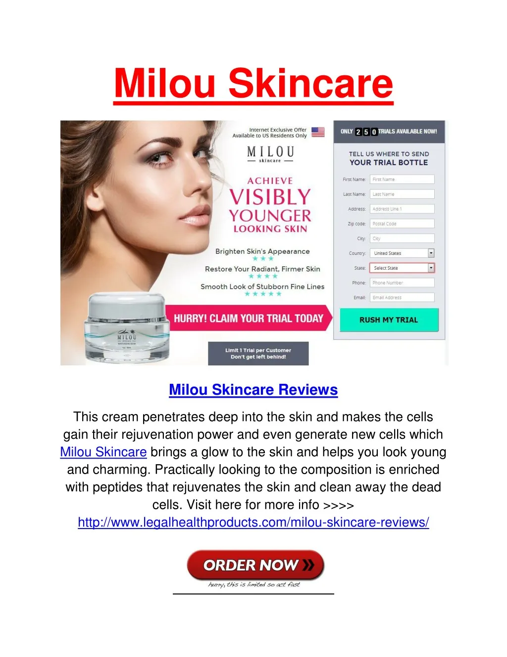 milou skincare