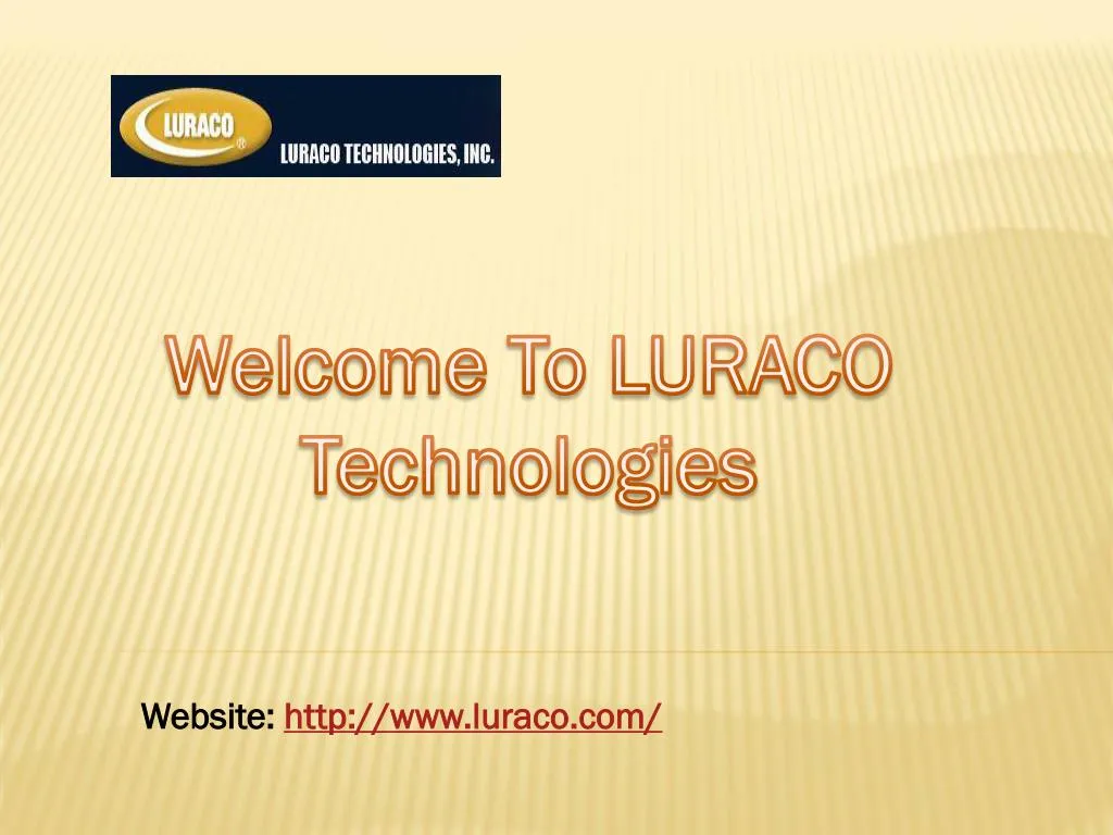 welcome to luraco technologies