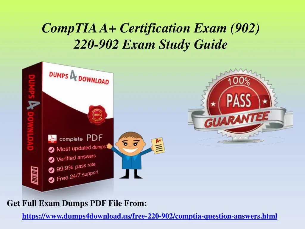 comptia a certification exam 902 220 902 exam