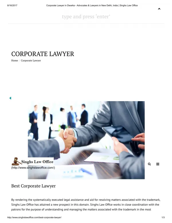 Best Corporate Lawyer