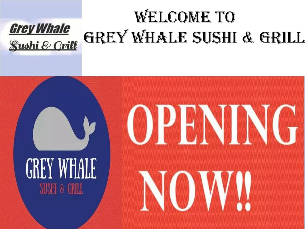 welcome to grey whale sushi grill