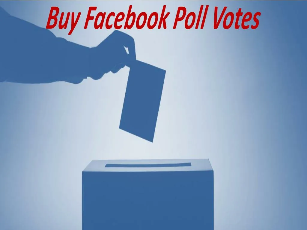 buy facebook poll votes