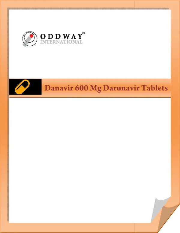 Danavir 600 mg Tablets Hetero Price India | Generic Darunavir 600mg Tablets
