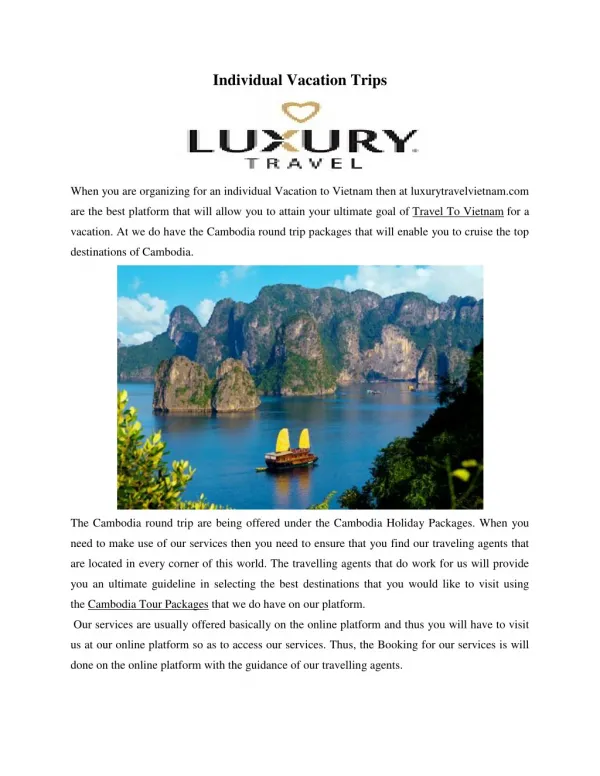 Luxury Halong Bay Tours | Vietnam Cruise Packages