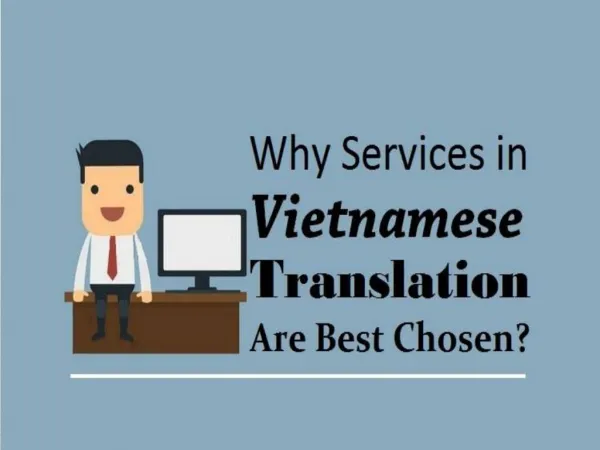 Why Services in Vietnamese Translation Are Best Chosen?