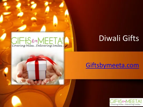 Buy Online Diwali Gifts from Giftsbymeeta