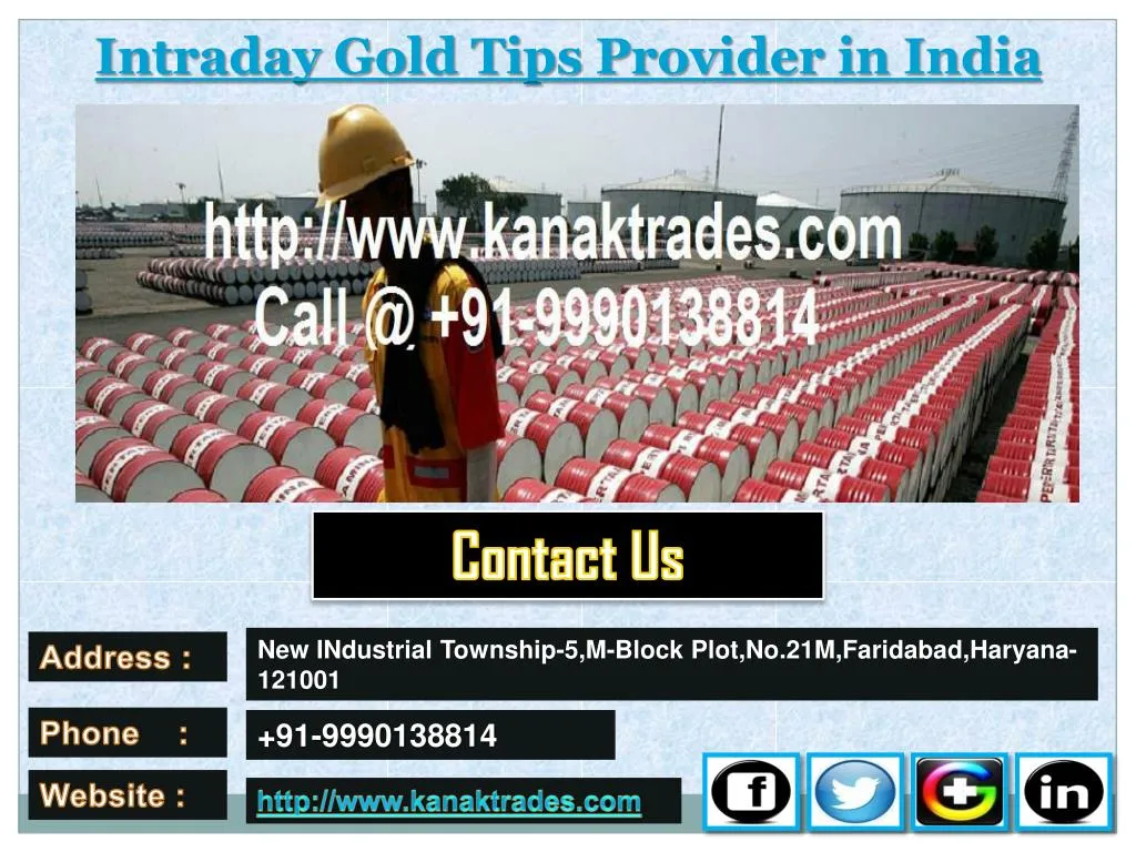intraday gold tips provider in india