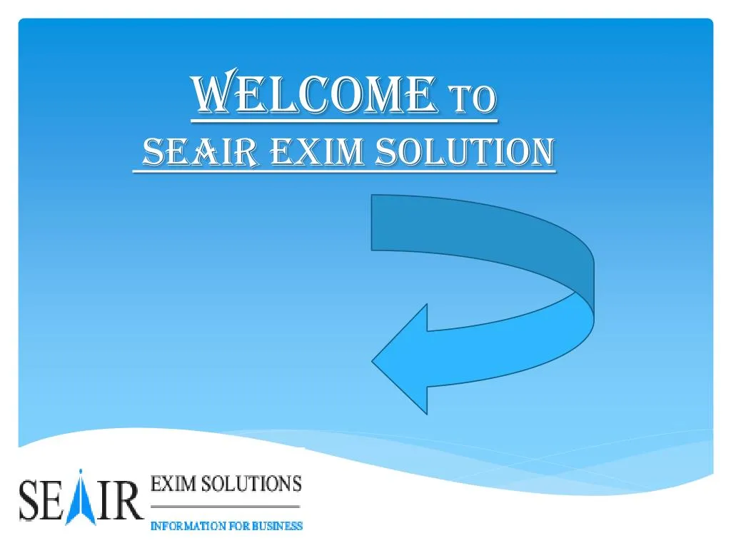 welcome to seair exim solution