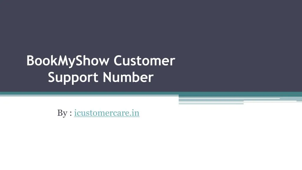 bookmyshow customer support number