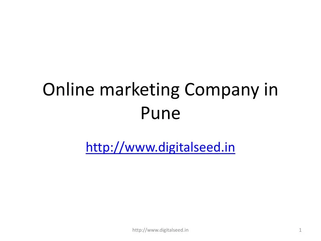 online marketing company in pune