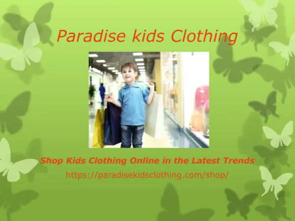 Shop kids clothing online in the latest trends