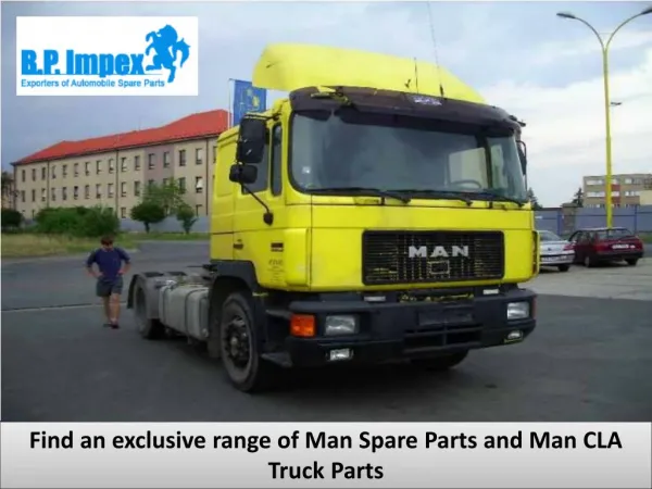 Genuine collection of Man Truck Parts