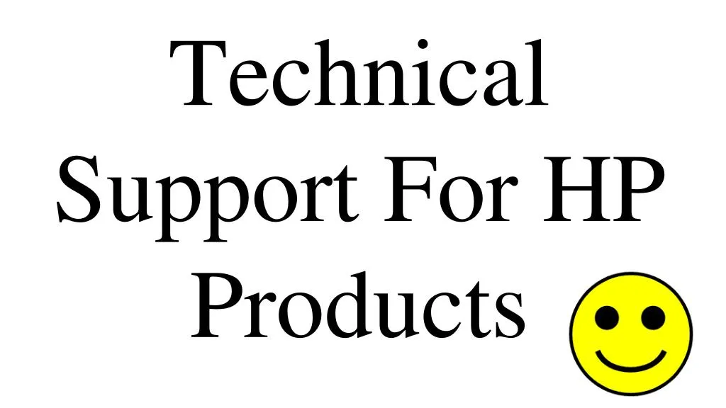technical support for hp products