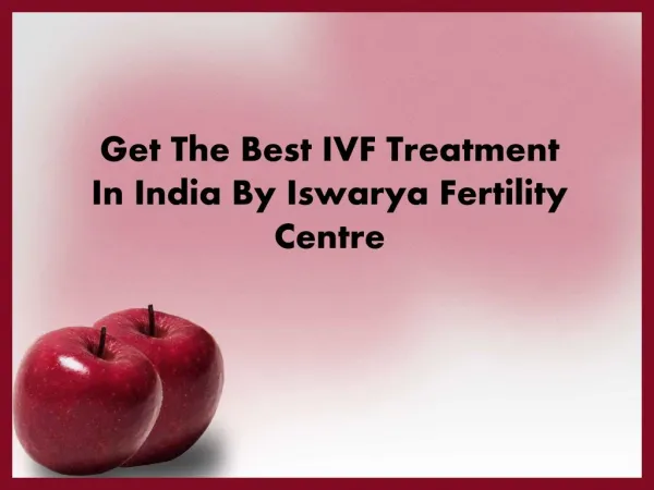 About Iswarya Fertility Centre Madurai