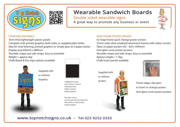 Wearable Sandwich Boards