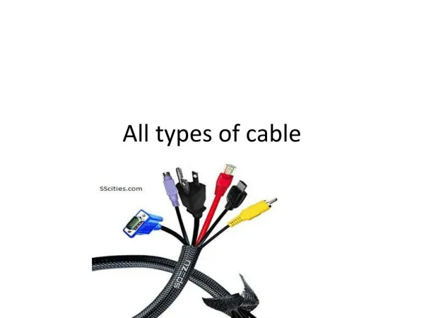 All types of cable