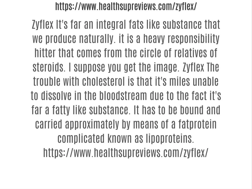 https www healthsupreviews com zyflex https