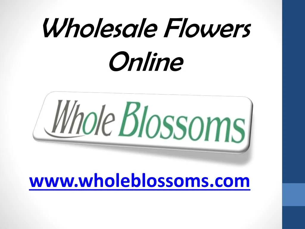 wholesale flowers online