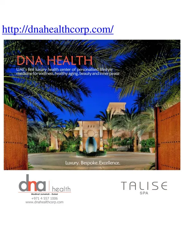 Dnahealthcorp - Medical Clinic Dubai