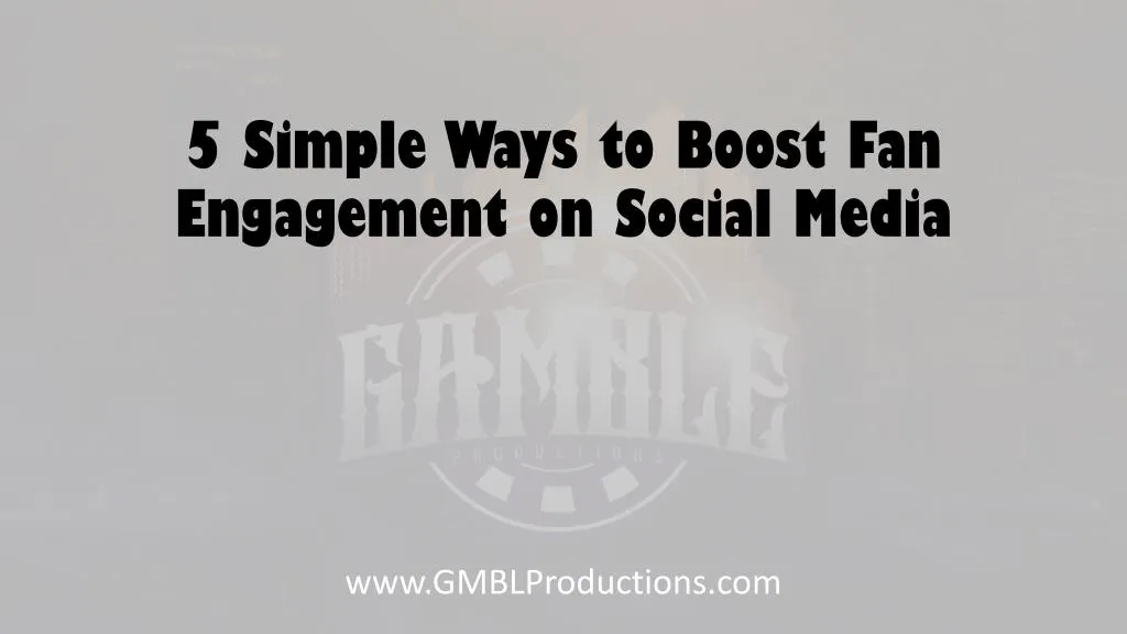 5 simple ways to boost fan engagement on social media