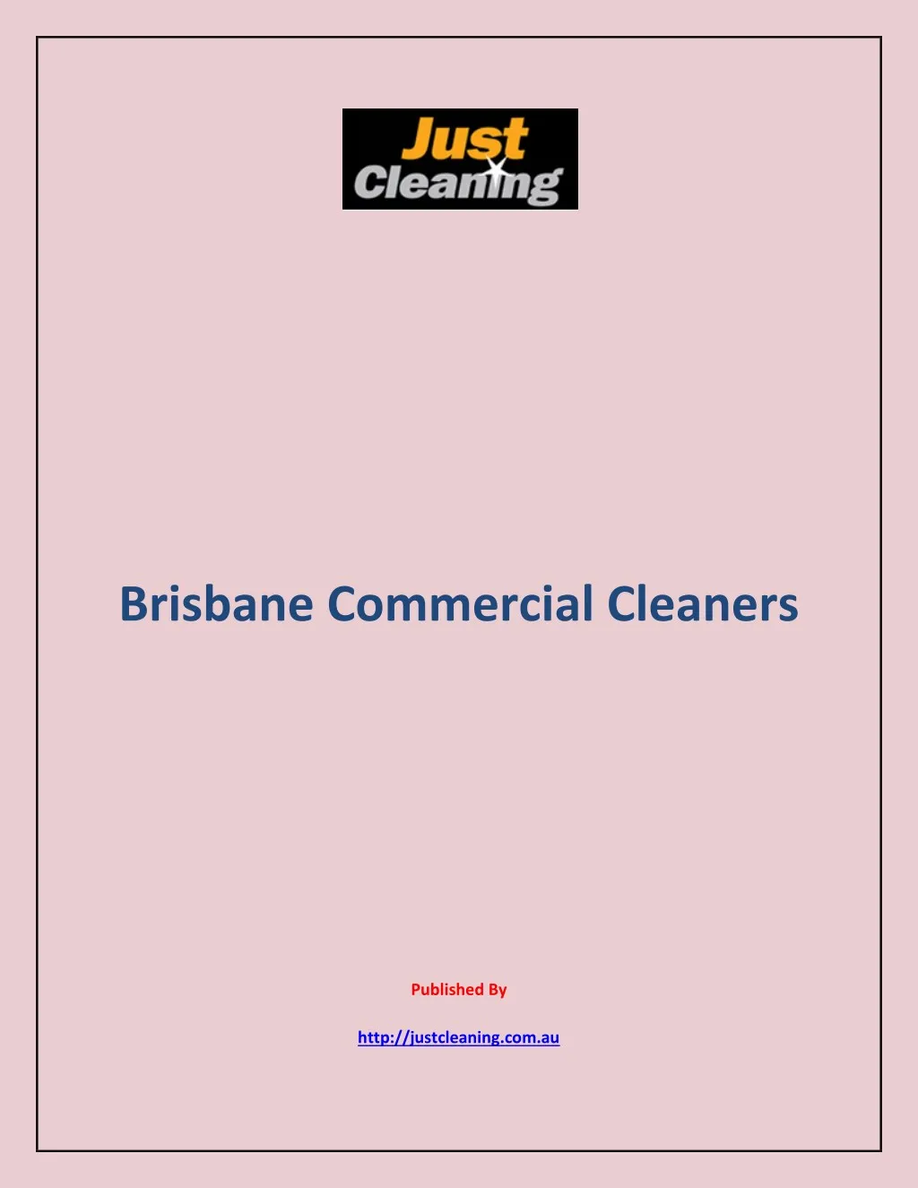 brisbane commercial cleaners