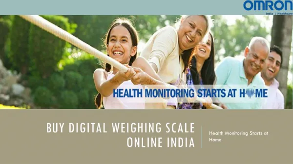 Buy Digital Weighing Scale Online India