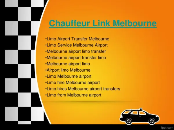 Chauffeur Cars Melbourne