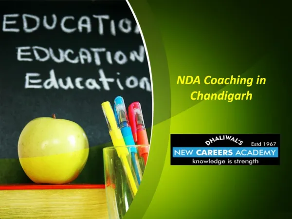 NDA coaching institute in India