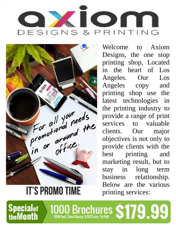 Choose the Various Services from the Printing Shop in Los Angeles