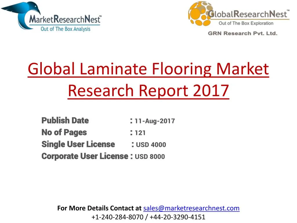 global laminate flooring market research report 2017