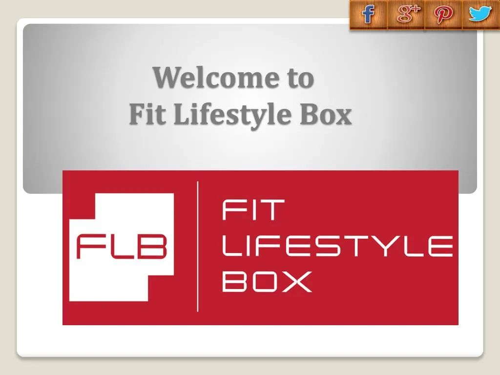 welcome to fit lifestyle box