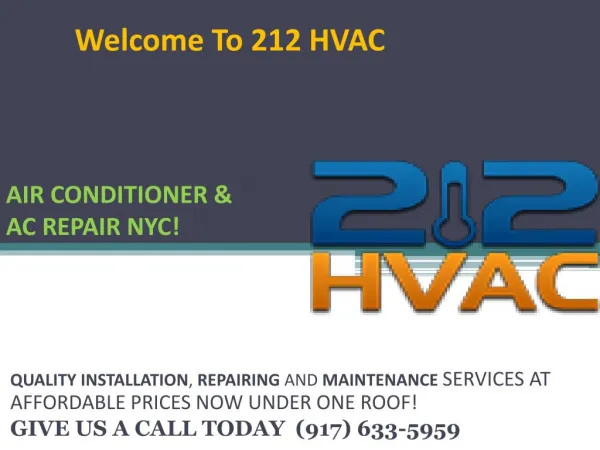 Air conditioner repair NYC
