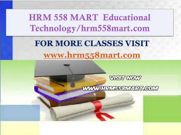 HRM 558 MART Educational Technology/hrm558mart.com